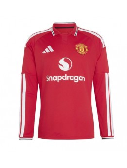 Moški Nogometna dresi replika Manchester United Domači 2026-27 Dolgi rokav Moški Nogometna dresi replika Manchester United Domači 2026-27 Dolgi rokav